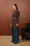 Shine Triko Tunik-Kahverengi-MRW-1535
