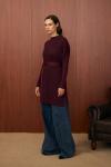 Shine Triko Tunik-Bordo-MRW-1535
