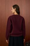 Bomber Mini Hırka-Bordo-MRW-1557