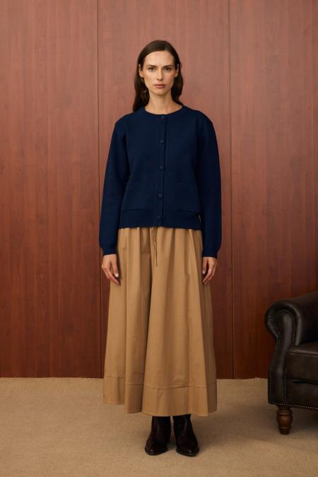 Bomber Mini Hırka-Lacivert-MRW-1557