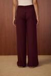 Basic Triko Pantolon-Bordo-MRW-1511