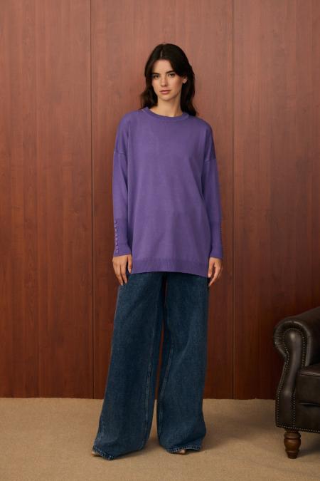 Basic Düğme Triko-Mor