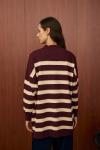 Paris Triko Tunik-Bordo -MRW-1500