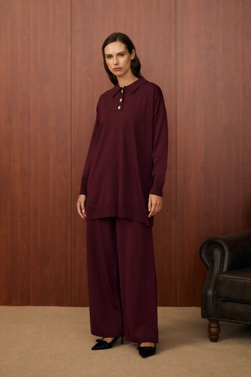 Paris Triko Takım-Bordo-MRW-1510
