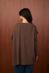 Meryy Triko Tunik-Kahverengi-MRW-1506