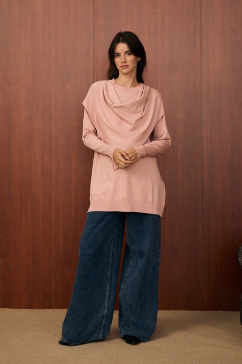 Meryy Triko Tunik-Pudra-MRW-1506
