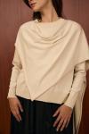 Venice Şal Triko Tunik-Bej-MRW-1507