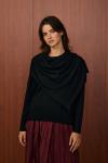 Venice Şal Triko Tunik-Siyah-MRW-1507