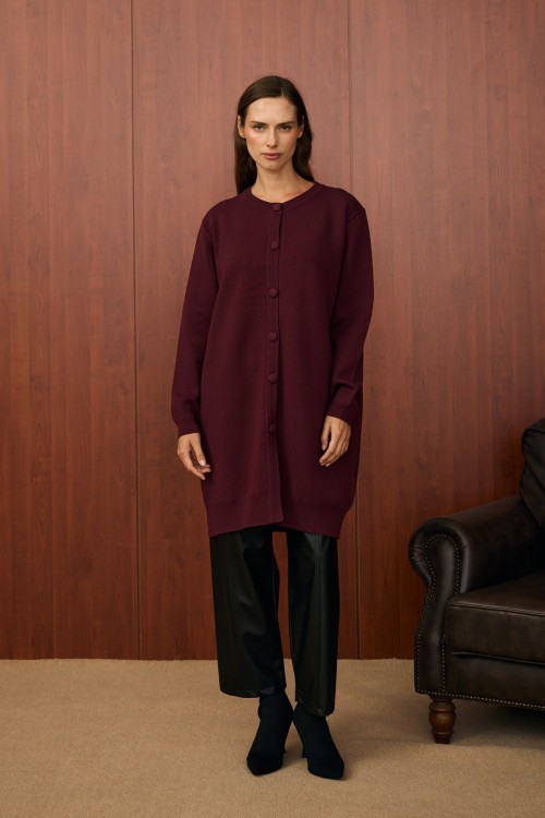 Bomber Hırka-Bordo-MRW-1556