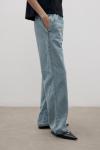 Palazzo Denim Pantolon-Ky Mavi-MRW-1515