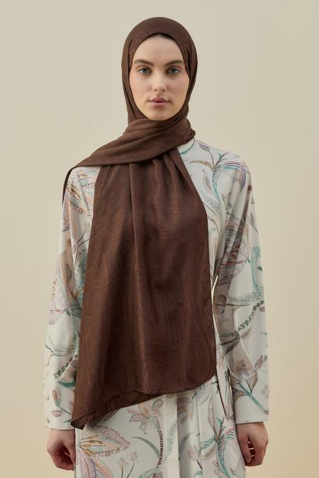 Iconıc Şal-Kahverengi