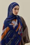 Artisan Şal-Lacivert-MRW-2612