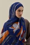 Artisan Şal-Lacivert-MRW-2612