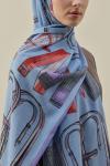 Artisan Şal-Mavi-MRW-2612