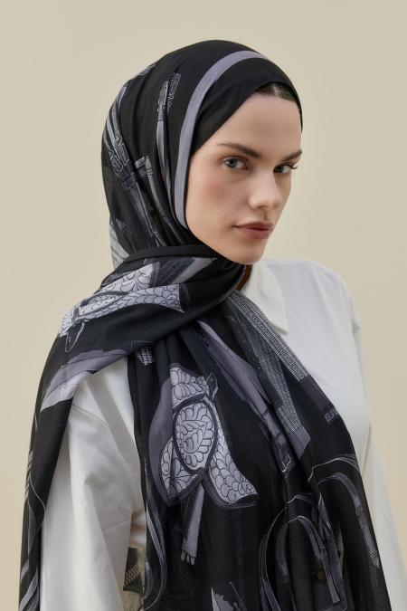 Artisan Şal-Siyah