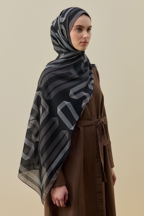 Eternal Şal-Siyah-MRW-2610