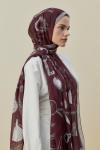 Luxe Minimal Şal-Bordo-MRW-2614