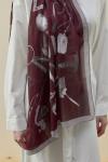 Luxe Minimal Şal-Bordo-MRW-2614