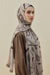 Luxe Minimal Şal-Kahverengi-MRW-2614