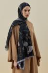 Luxe Minimal Şal-Siyah-MRW-2614