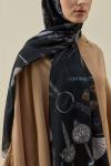 Luxe Minimal Şal-Siyah-MRW-2614