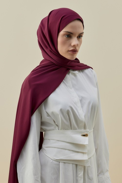 Vintage Şal-Bordo-MRW-2616