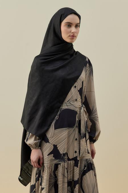 Oriantal Elegance Şal-Siyah