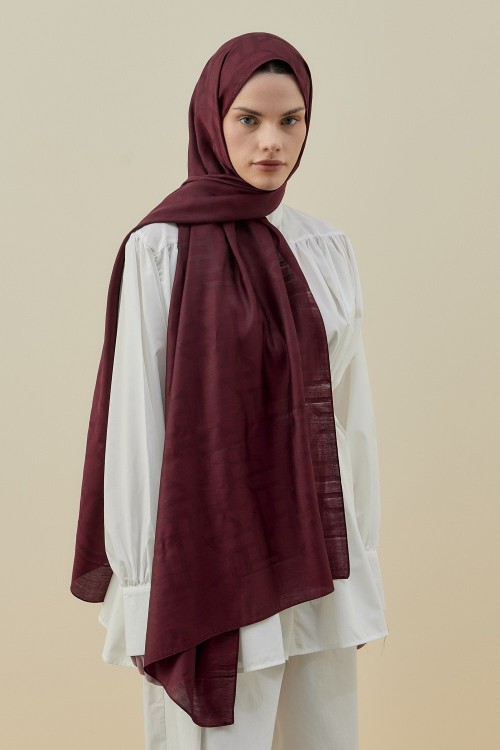 Oriantal Elegance Şal-Bordo-MRW-2602