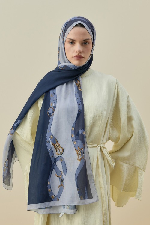Mirage Şal-İndigo-MRW-2607