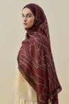 Crown Şal-Bordo-MRW-2608