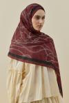 Crown Şal-Bordo-MRW-2608