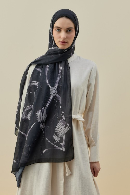 Opal Touch Şal-Füme-MRW-2615