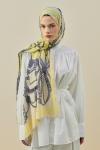 Modern Grace Şal-Sarı-MRW-2613