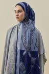 Modern Grace Şal-Lacivert-MRW-2613