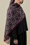 Geometrik Şal-Bordo-MRW-2609