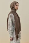Soft Bambu Şal-Kahverengi-MRW-2619