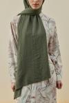 Soft Bambu Şal-Haki-MRW-2619