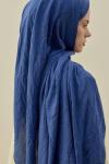 Soft Bambu Şal-İndigo-MRW-2619