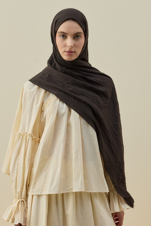 Soft Bambu Şal-Acı Kahve-MRW-2619