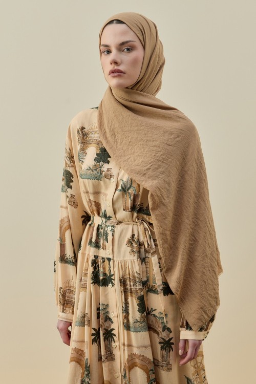 Soft Bambu Şal-S.kahve-MRW-2619