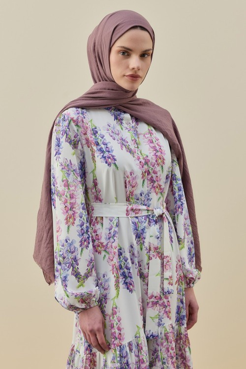 Soft Bambu Şal-Gülkurusu-MRW-2619