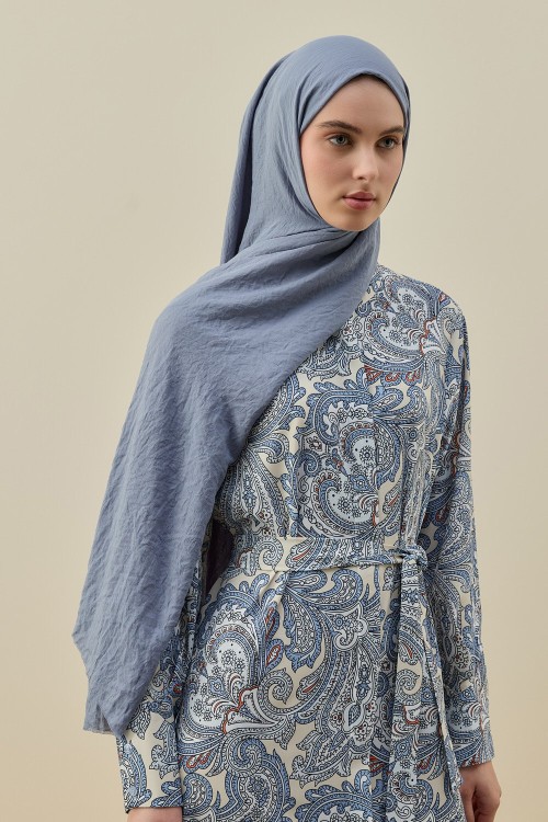 Soft Bambu Şal-Buz Mavi-MRW-2619