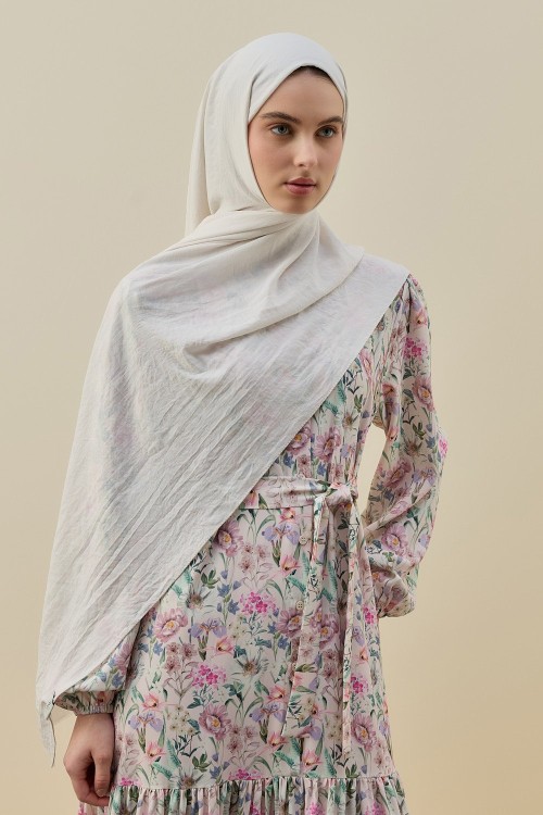 Soft Bambu Şal-Bej-MRW-2619