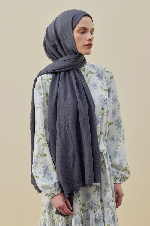 Soft Bambu Şal-Füme-MRW-2619