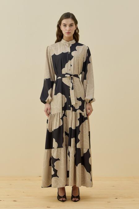 Bloom Serisi Elbise-Taş 