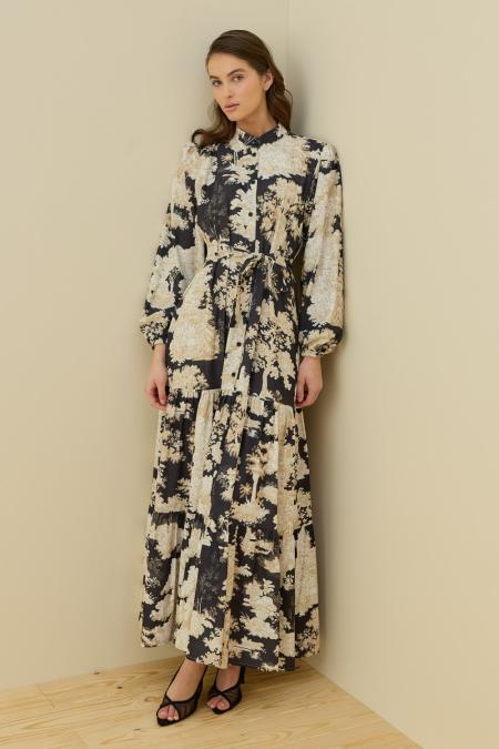 Bloom Serisi Elbise-Taş 