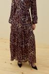 Elegante Elbise-Bordo -MRW-1761