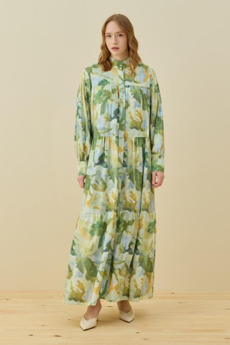 Marakeş Elbise-Yeşil 