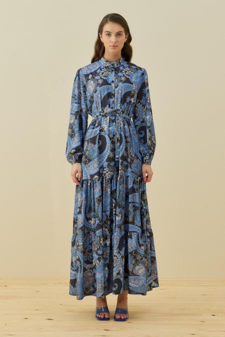 Bloom Serisi Elbise-Lacivert