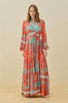 Vintage Vual Elbise-Oranj -MRW-1718